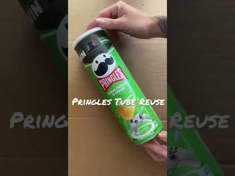 What I Did With Empty Pringles Tube | DIY Home Decor Ideas | Upcycle #shorts #diy #reuse