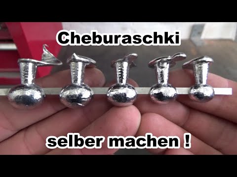 CHEBURASHKA selber giessen. CHEBU machen wie geht das. Чебурашка Самодельные снасти.