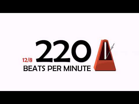 220 BPM 12/8 Metronome