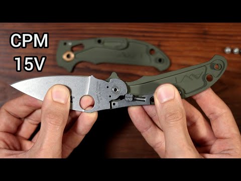 Spyderco Manix 2 lightweight: Installing AWT scales
