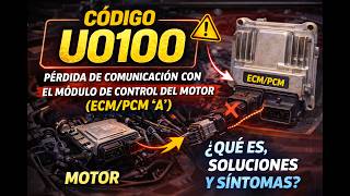 ⚠️ Código U0100: Pérdida de Comunicación con el ECM/PCM | Significado y Solución【Actualizado 2026】⚠️