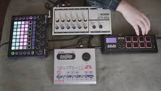 Video thumbnail for Boss KM-600 Keyboard Mixer and Little Jam by tafony
