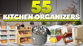 55 Amazon Kitchen Organization & Storage Hacks For Tiny Kitchen Spaces!