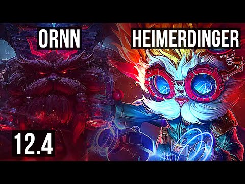 ORNN vs HEIMER (TOP) | Rank 5 Ornn, 2/3/14 | KR Master | 12.4