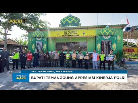 KAPOLRES TEMANGGUNG CEK POS PAM MUDIK 2025