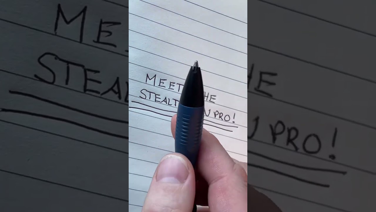 Tactical Pen innovation by Atomic Bear: the Stealth Pen Pro