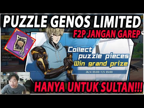 🔥🔥AOE TERBAIK SEPANJANG MASA!! [PUZZLE LIMITED GENOS] SULTAN ONLY! - ONE PUNCH MAN:The Strongest