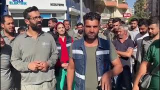 Dicle Elektrik Çalışanları Bir Günlük Is Birakma Eylemi Yapti