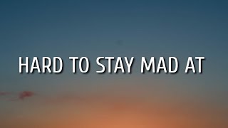 Tim McGraw - Hard to Stay Mad At (Lyrics)