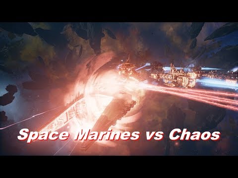 Space Marines vs Chaos! Rank 135, Heroic Difficulty, 1500 Points - Battlefleet Gothic Armada