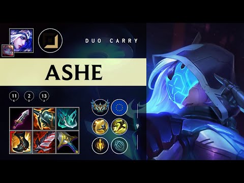 Ashe ADC vs Aphelios - EUW Challenger Patch 25.22