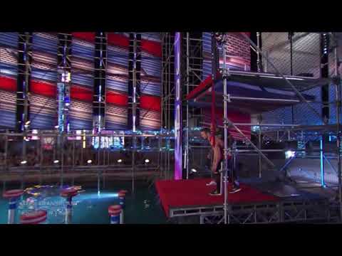 Jody Avila and Dan Polizzi on the Striding Steps - American Ninja Warrior All Stars 2020