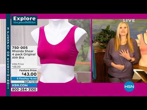 Rhonda Shear 4pack Original Ahh Bra