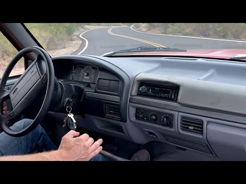 Ride Along in a 1994 Ford F-150 | 5 Speed Manual Transmission | No Talking ASMR