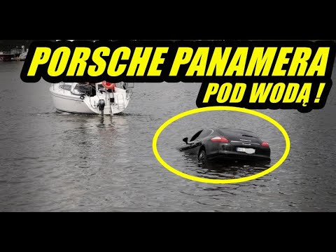 PORSCHE PANAMERA POD WODĄ 😱 ❗ AKCJA WYCIĄGANIE PORSCHE Z WODY ❗ SZOK ❗ PORSCHE W JEZIORZE ❗