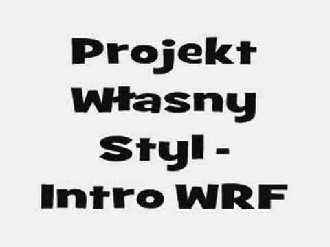 Projekt Własny Styl - Intro WRF