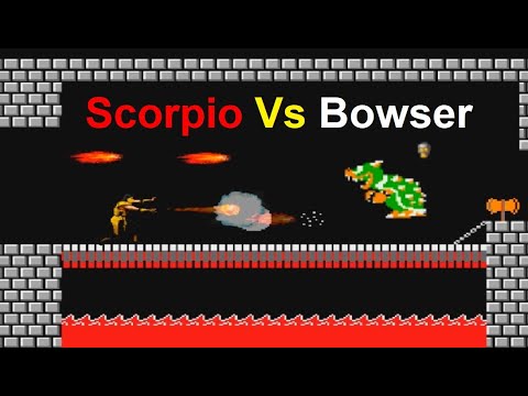 Scorpio Vs Bowser (Super Mario Crossover - Super Clash Bros)