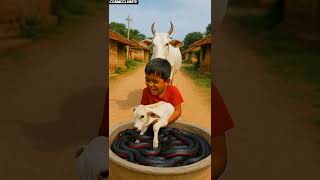 Download lagu Baby calf got kidnapped saved rescue team! #humanity #cow #animalrescue mp3