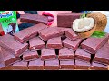 ASMR COCONUT KINDER PINGUI CHOCOLATE DESSERT CHALLENGE MUKBANG MASSIVE Eating Sounds
