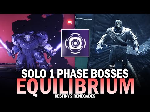 Solo 1 Phase Both Equilibrium Bosses (Warlock) [Destiny 2]