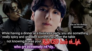 Download lagu Jungkook ff When you were having a dinner with your cold CEO boss at a business party and ate.. mp3