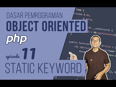 OOP DASAR pada PHP 11 Static Keyword