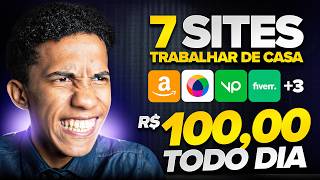 TRABELHE EM CASA: 7 SITES GRATUITOS para RENDA EXTRA FÁCIL (SÓ PELO CELULAR) | Jhonatas Silva