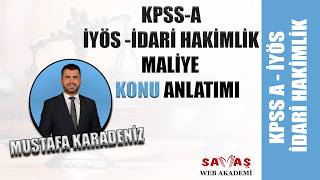 70- 2026 KPSS A- İDARİ HAKİMLİK - SÜRELER  - MUSTAFA KARADENİZ