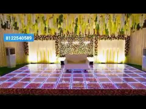 Flower glass floor 8122540589 Grand Wedding reception Decoration Chennai Bangalore Vijayawada India
