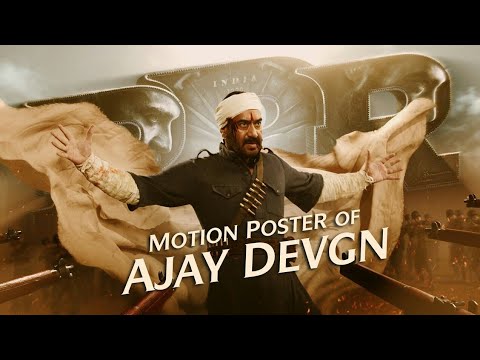 RRR Movie - Ajay Devgn Motion Poster | NTR, Ram Charan, Alia Bhatt |Ss Rajamouli |DVV Entertainment