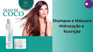 Shampoo e Máscara Hidratação Óleo de Coco