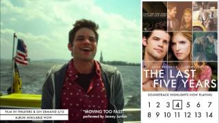 Jeremy Jordan - Moving Too Fast (Audio Video) - The Last Five Years