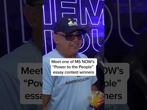 Meet one of MS NOW’s “Power to the People” essay contest winners