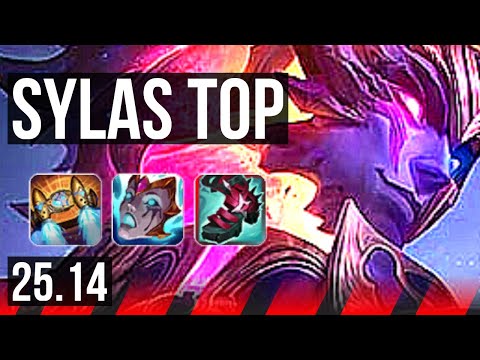 SYLAS vs AATROX (TOP) | 600+ games | KR Master | 25.14