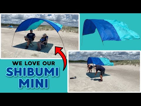 Shibumi Mini Beach Shade Compared to Shibumi Shade Original