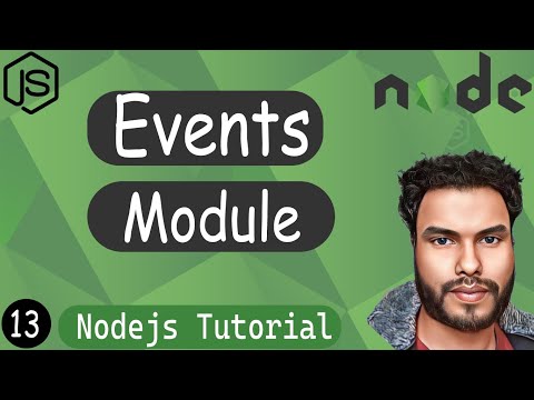 Events Module in Node JS | Node Js Tutorial