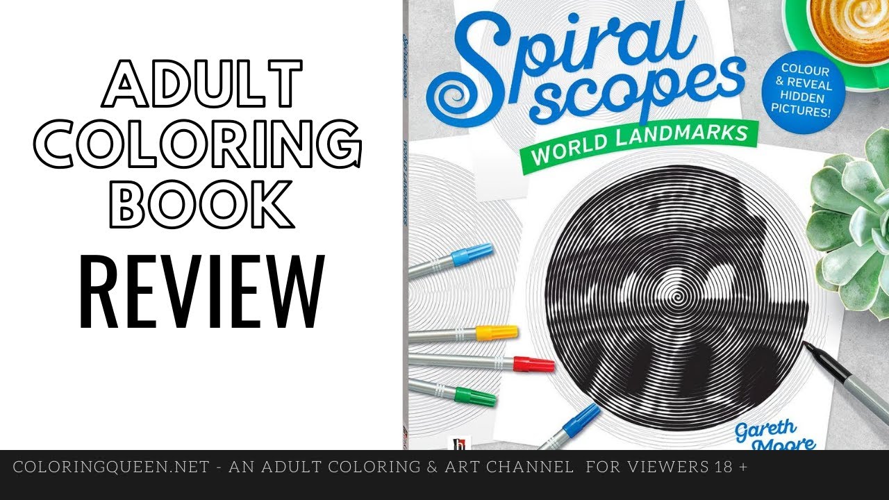 Spiral Scopes: World Landmarks  Coloring Book Review | Gareth Moore