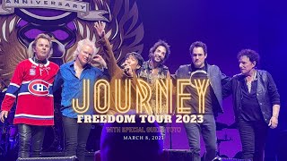 Journey Freedom Tour 2023 with special guest TOTO Live in Montréal 4k