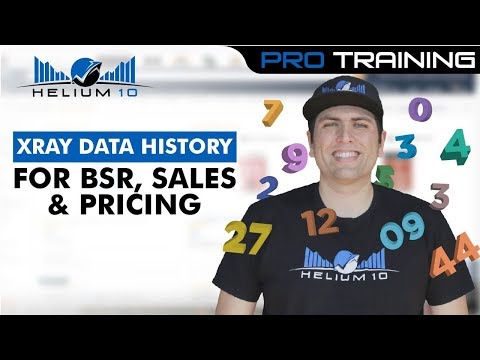 Part of a video titled How to View Product Data History for BSR, Sales, and Pricing in Xray