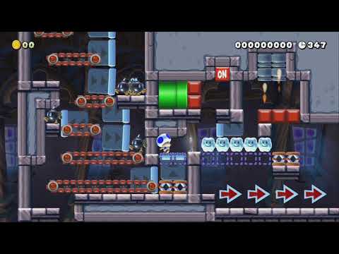 Step by step with On and Offs by Basko - Super Mario Maker 2 - No Commentary 1by
