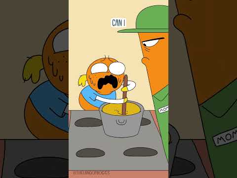 My mom runs the kitchen like a drill sergeant