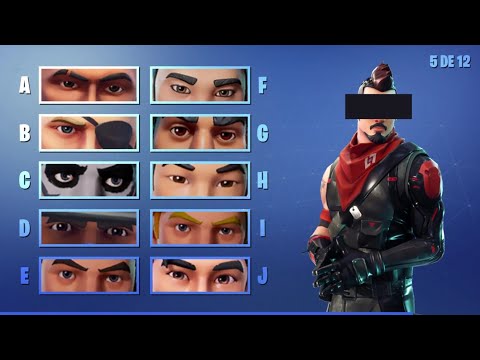 *ADIVINA LA SKIN DE FORTNITE POR SUS OJOS* -FORTNITE CHALLENGE-