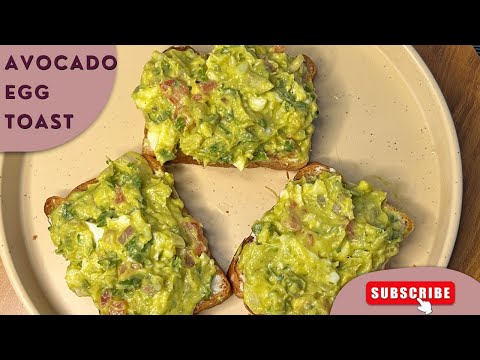 Avocado Egg Toast | Healthy Breakfast Ideas | Avocado Toast | Avocado Egg Toast Recipe