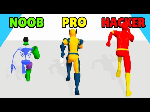 🤢 NOOB vs 😎 PRO vs 😈 HACKER - SuperHero Pick 3D | Download App Store APK