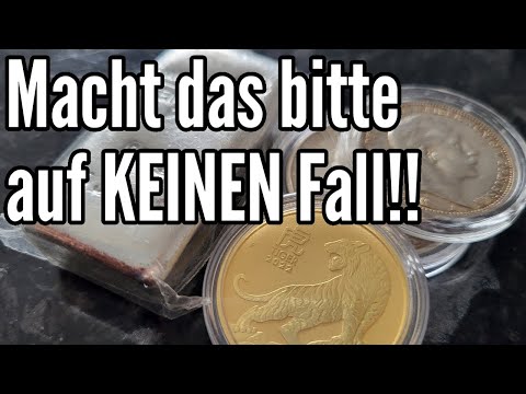 Macht das NIEMALS! Die 3 Schlimmsten Gold und Silber Fehler