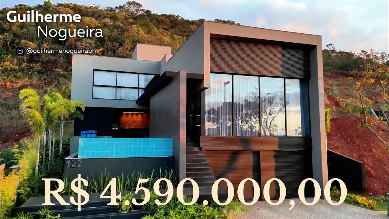 Uma casa PERFEITA com um por do sol de CINEMA no Condomínio Quintas do Sol em Nova Lima