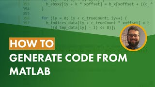 How to Generate Code from MATLAB
