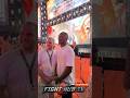 Israel Adesanya ARRIVES for Fury vs Ngannou; surrounded by FANS!