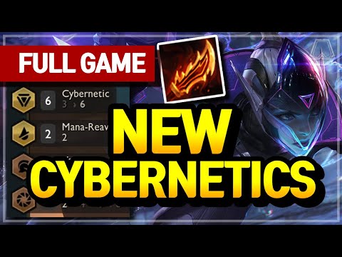 New 6 Cybernetics Comp! (Sniper Vayne) - Teamfight Tactics Full Game | TFT Galaxies | Master
