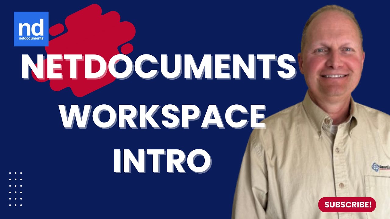 NetDocuments Home Screen & Workspace Tutorial